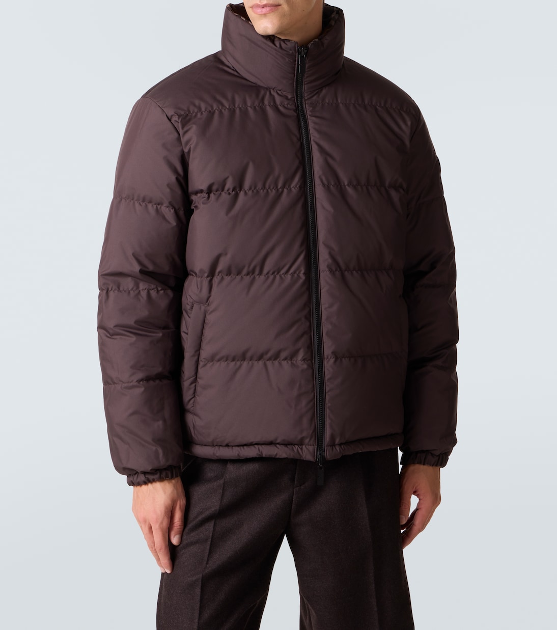 Burberry Check reversible down jacket | Burberry