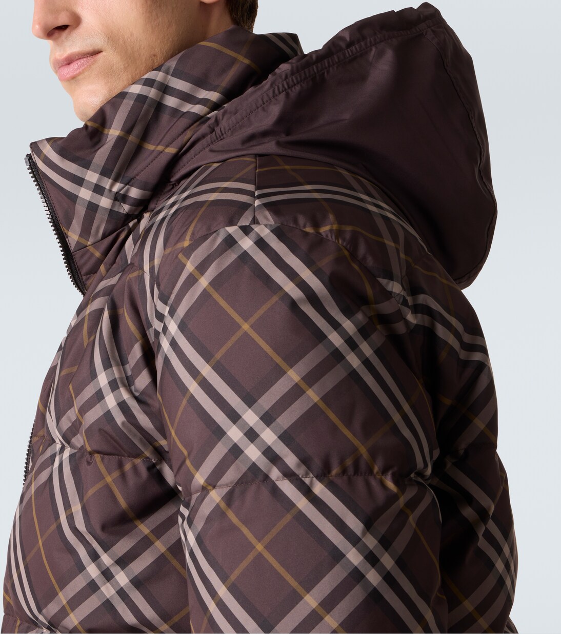 Burberry Check reversible down jacket | Burberry