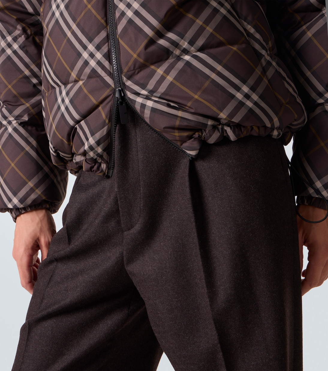 Burberry Check reversible down jacket | Burberry
