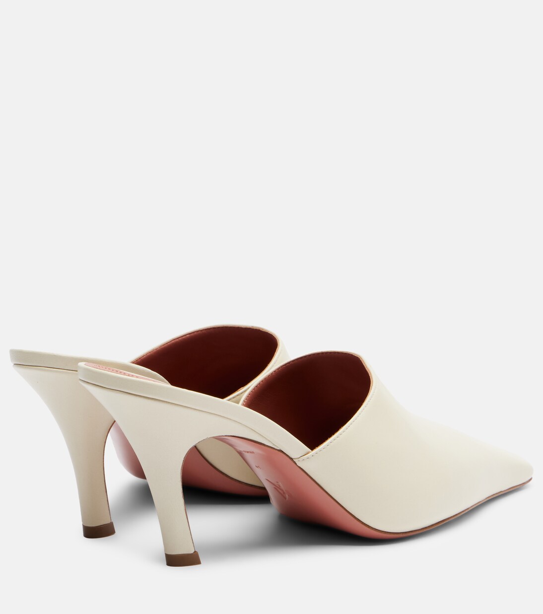 Jamie 80 leather mules | Amina Muaddi