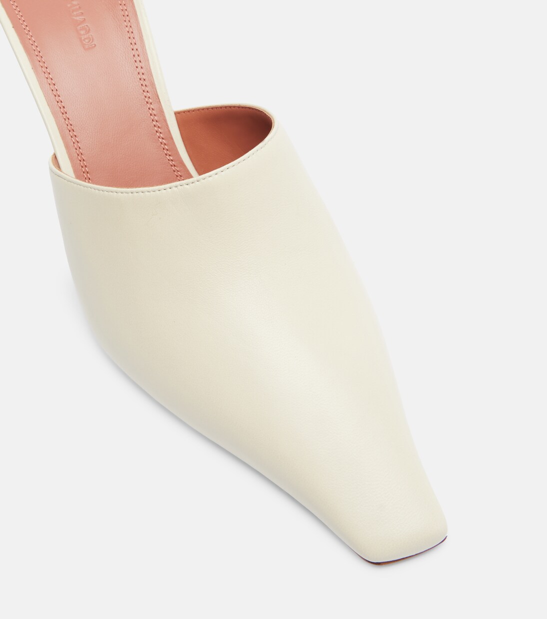 Jamie 80 leather mules | Amina Muaddi