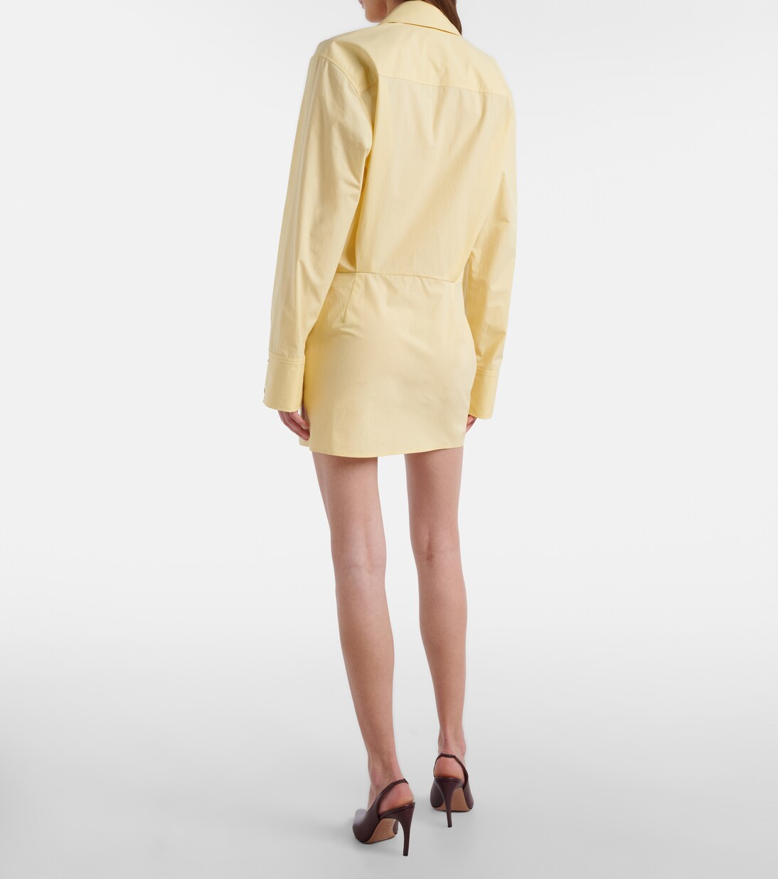 Vestido camisero de algodón | The Attico