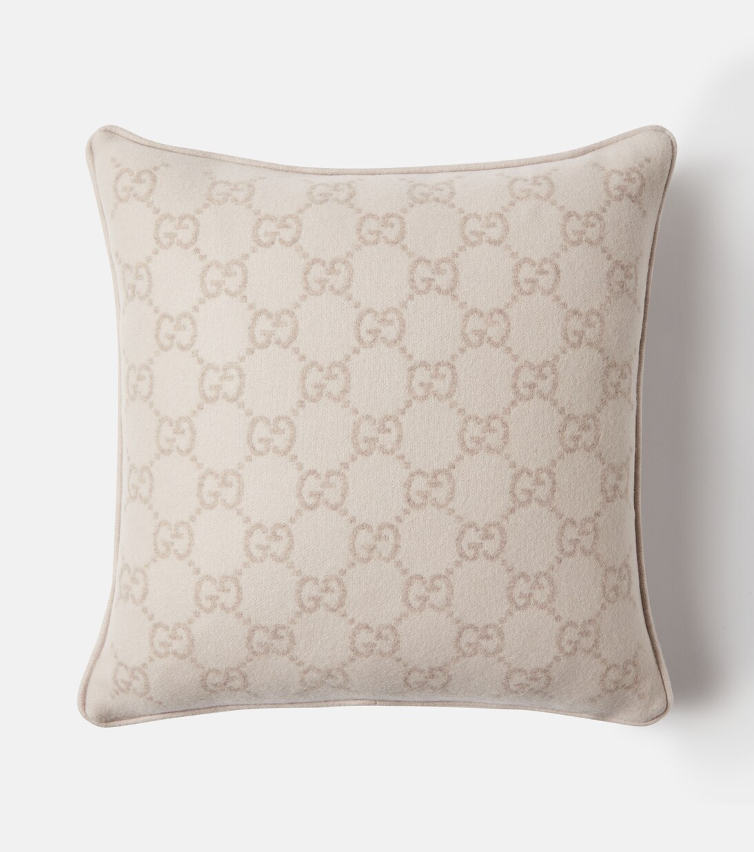 GG jacquard wool and cashmere cushion | Gucci