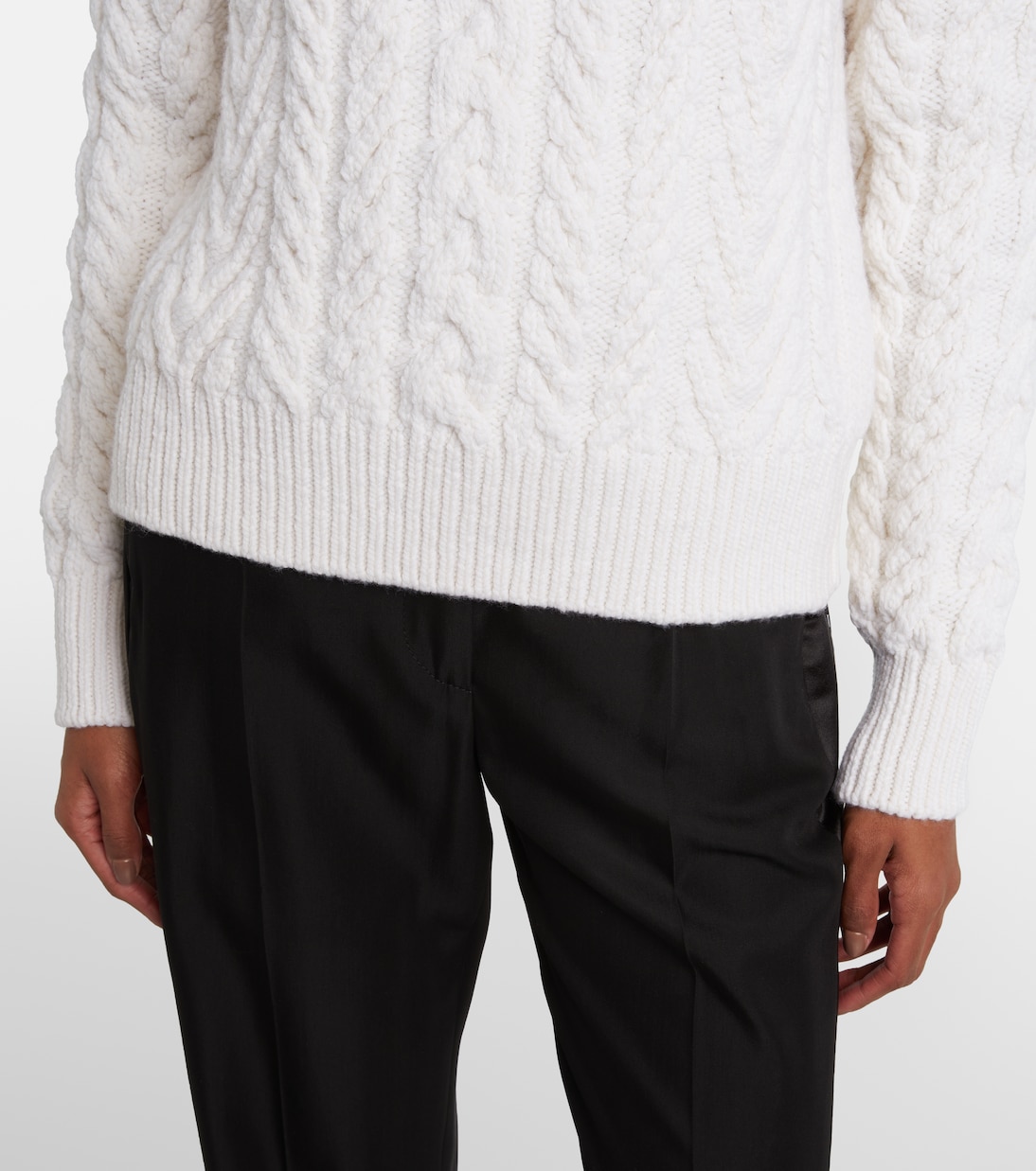 Verzierter Pullover aus Wolle und Kaschmir | McQueen