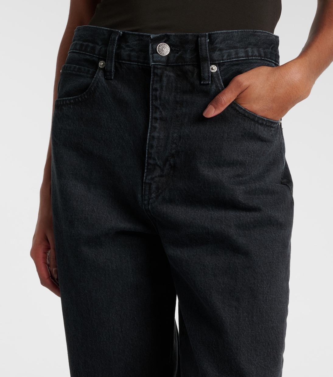 The Hang mid-rise straight jeans | Frame