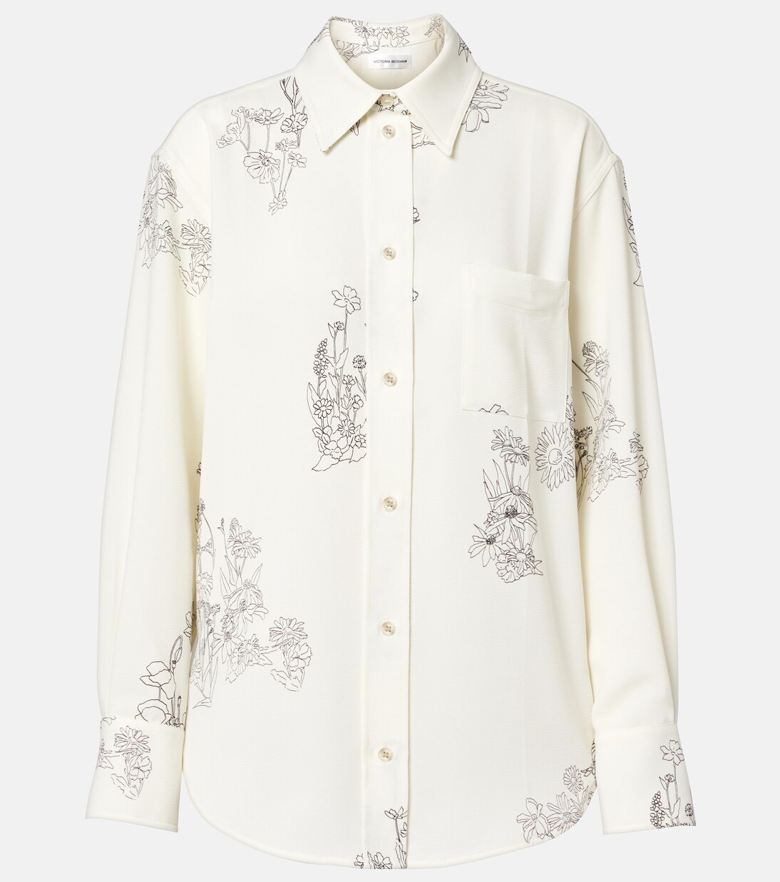 Floral shirt | Victoria Beckham