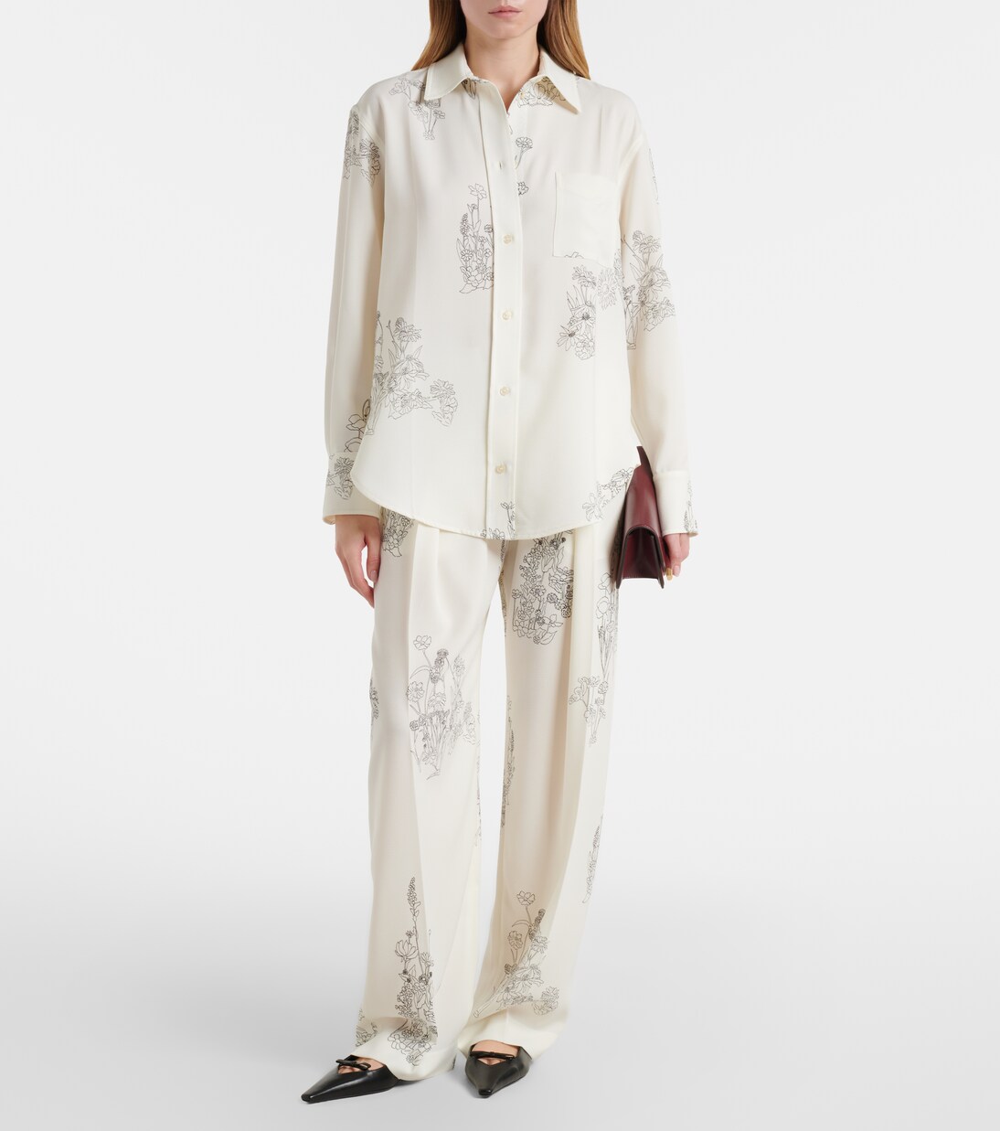 Floral shirt | Victoria Beckham