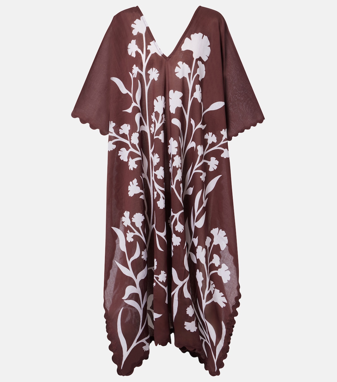 Floral cotton kaftan | Juliet Dunn