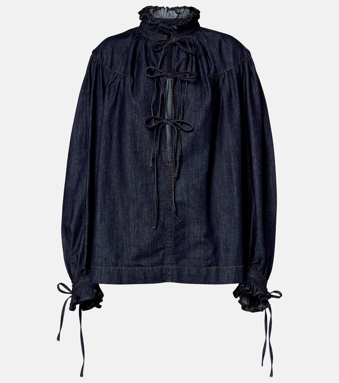 Ruffled cotton blouse | Dries Van Noten