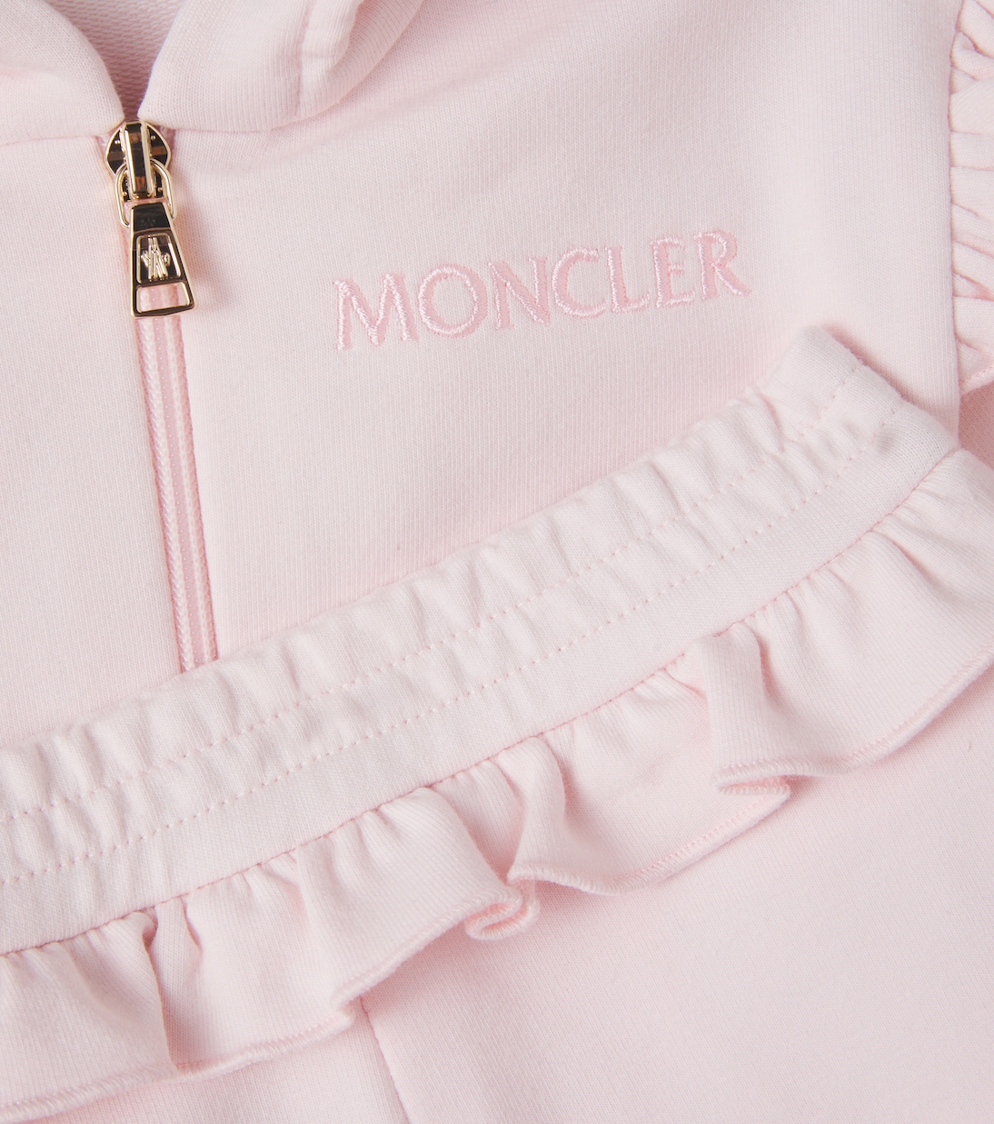 Bebé - chándal en mezcla de algodón con logo | Moncler Enfant