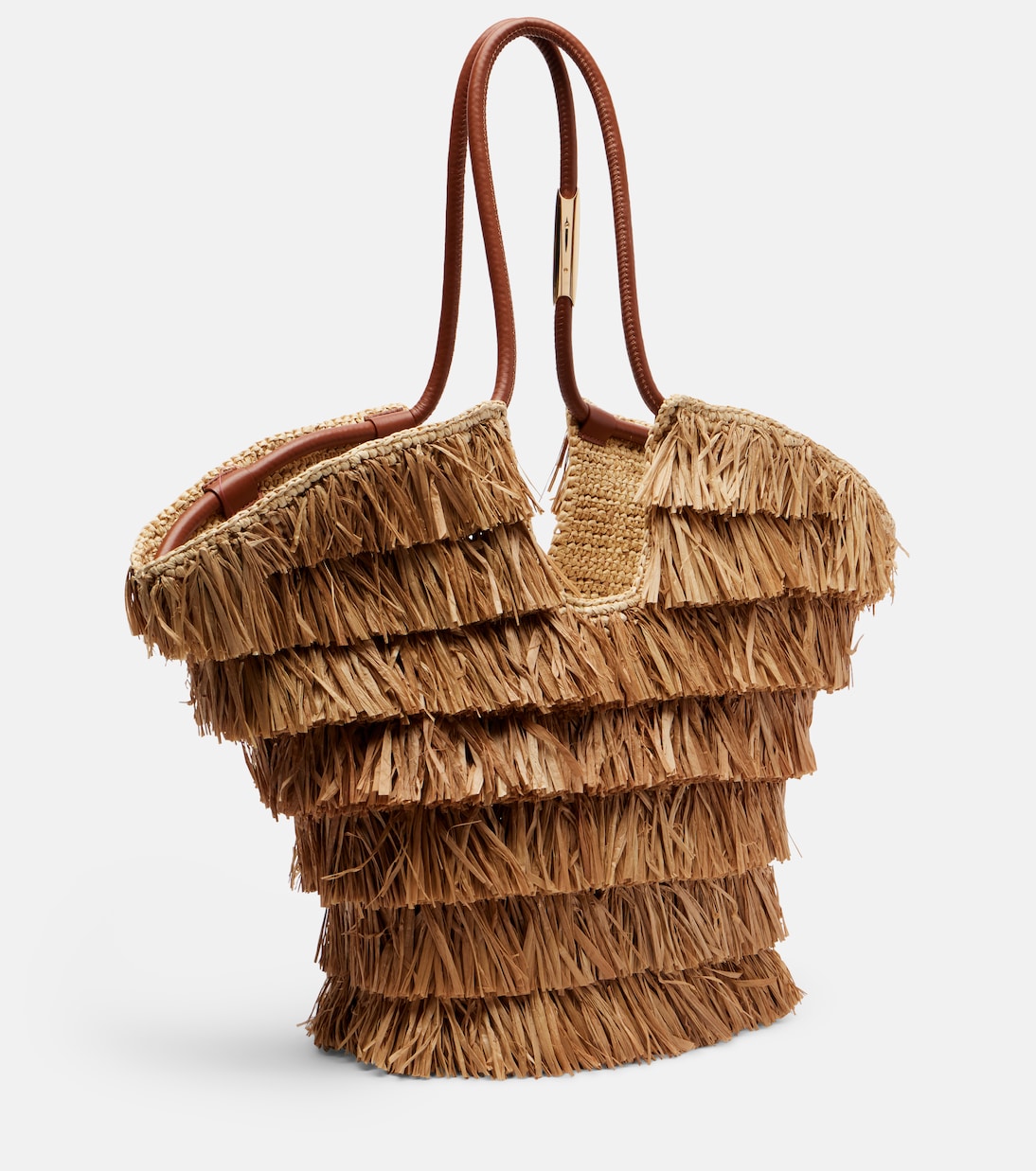 Goldentime Medium raffia tote bag | Zimmermann