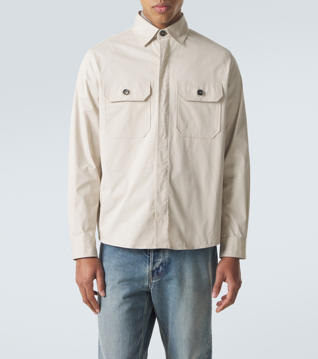 Cotton-blend overshirt | Zegna