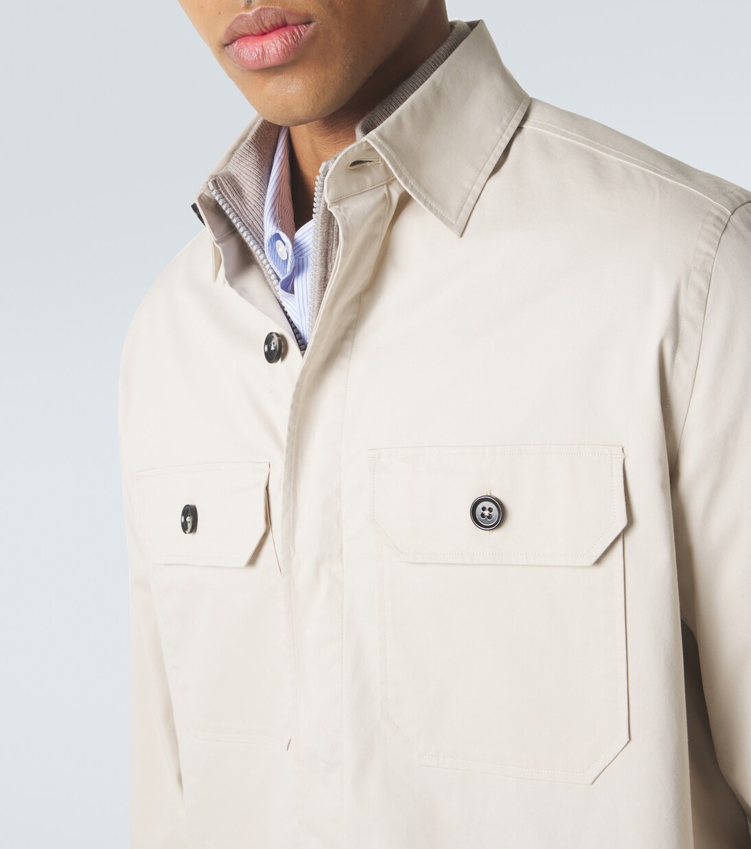 Cotton-blend overshirt | Zegna