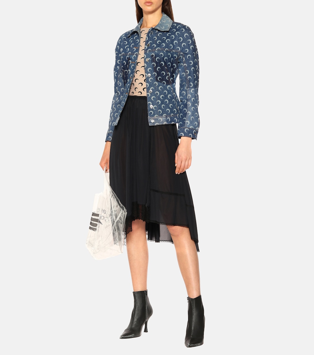 Top in jersey stretch con stampa | Marine Serre