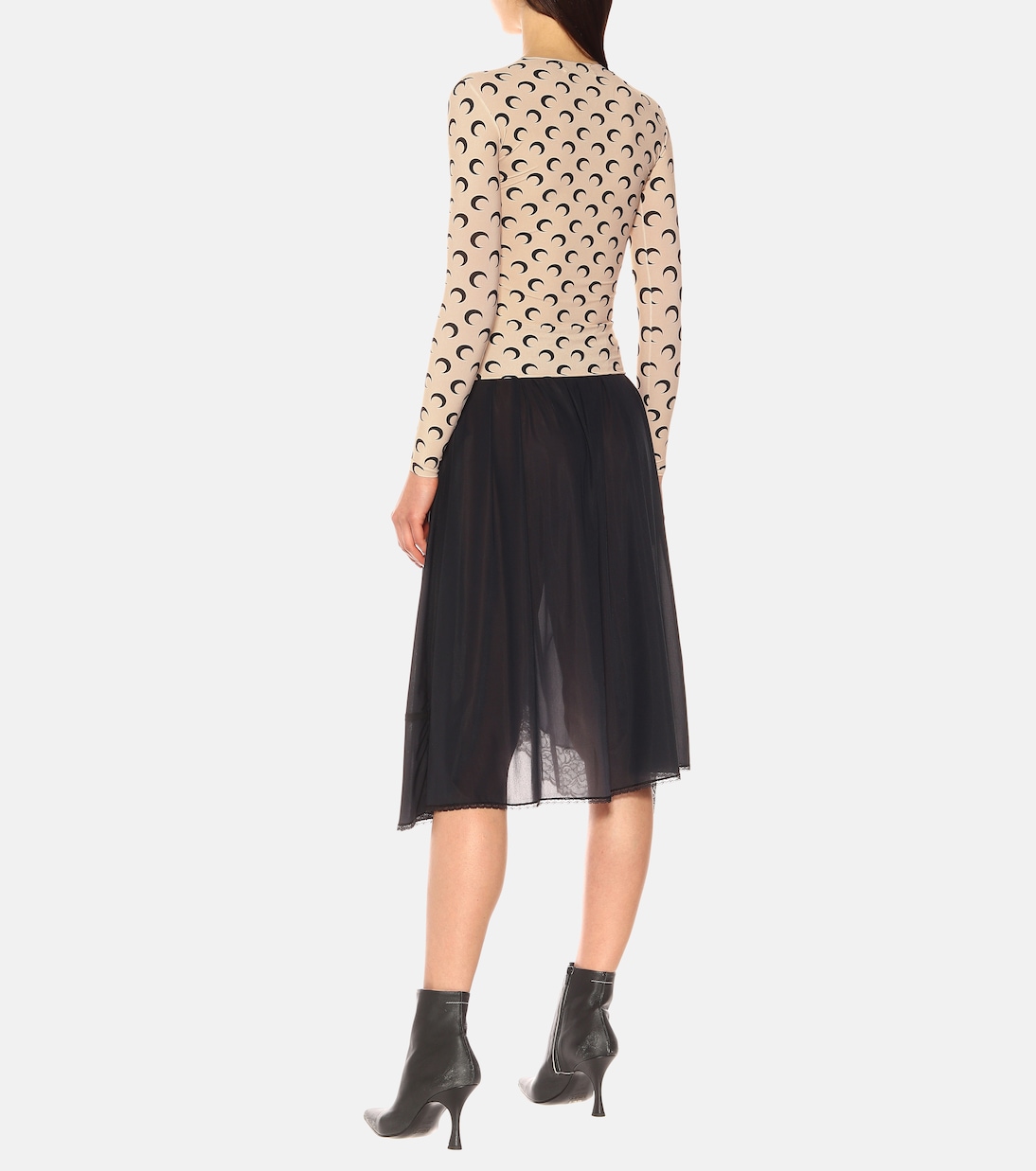 Top in jersey stretch con stampa | Marine Serre