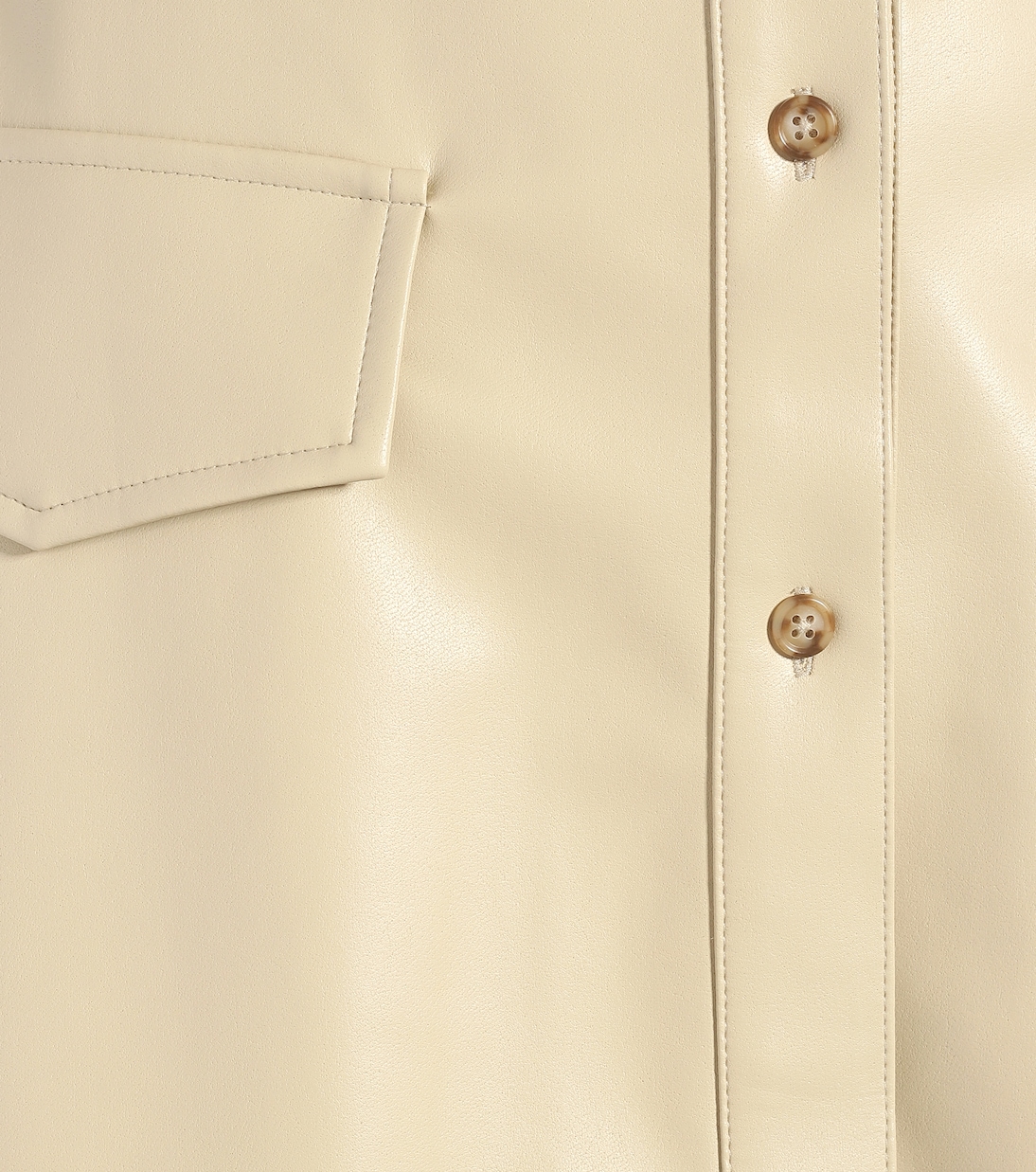 Sierra faux leather blazer | Deveaux New York