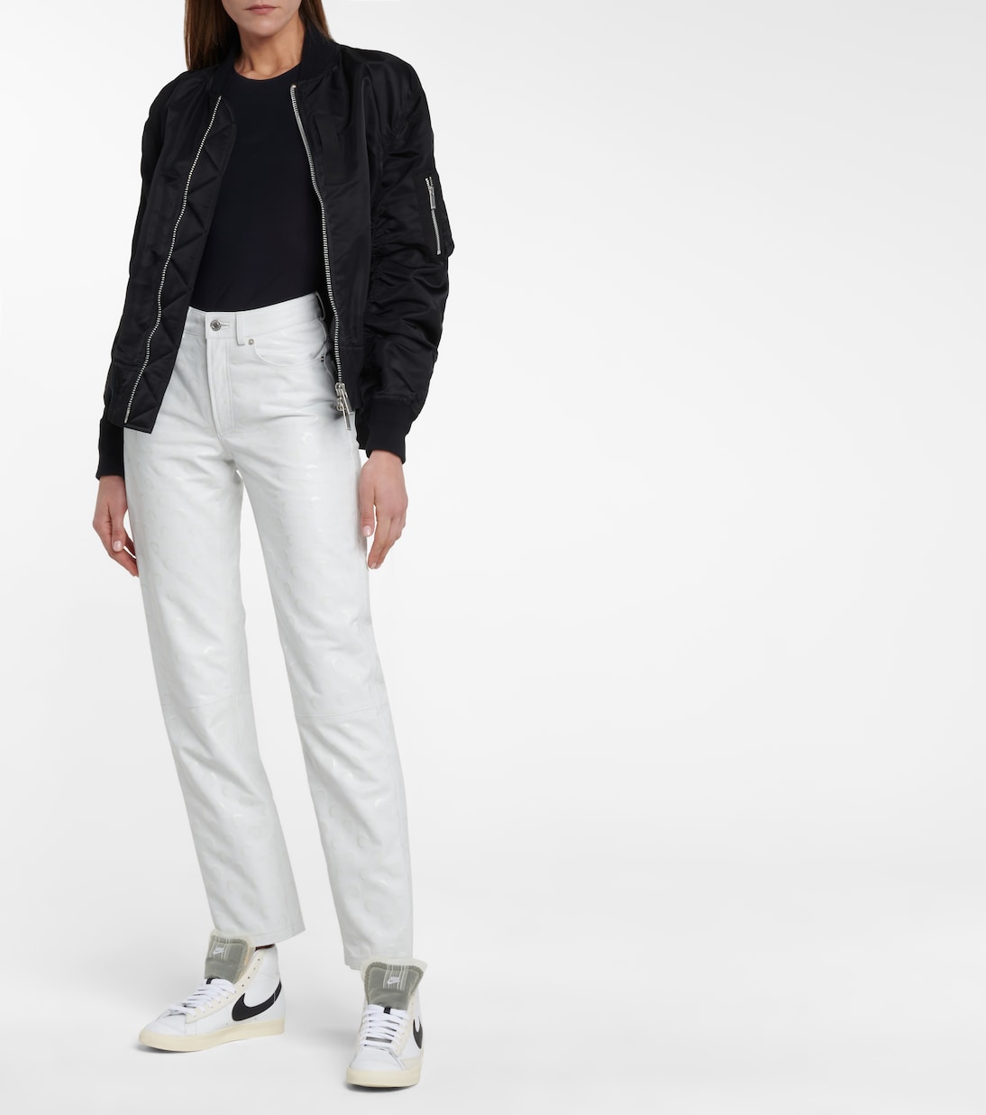 Blazer Mid '77 leather sneakers | Nike