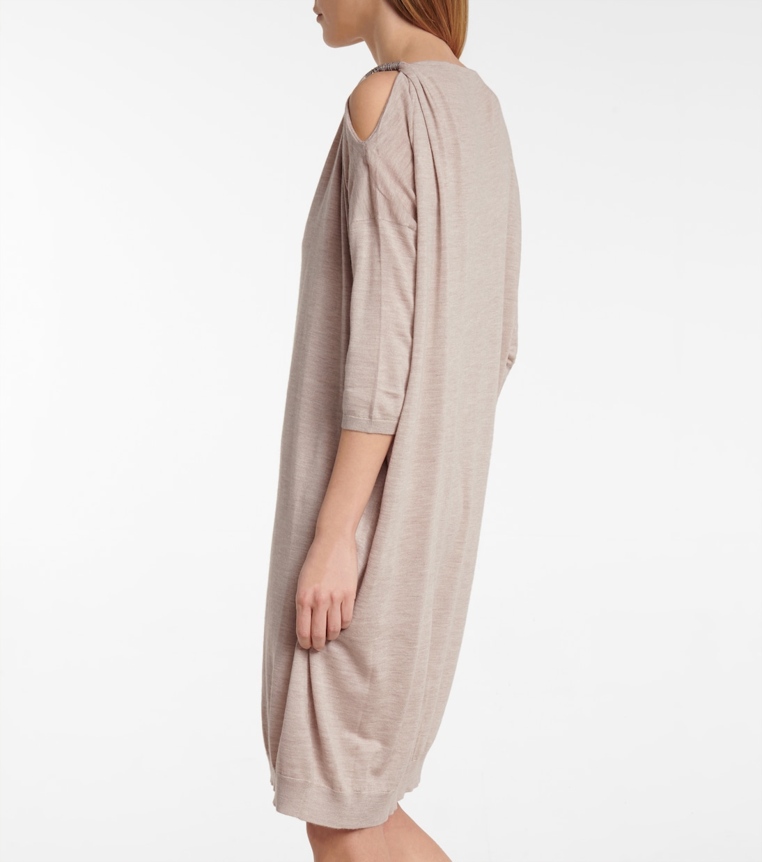 Cashmere and silk sweater dress | Brunello Cucinelli