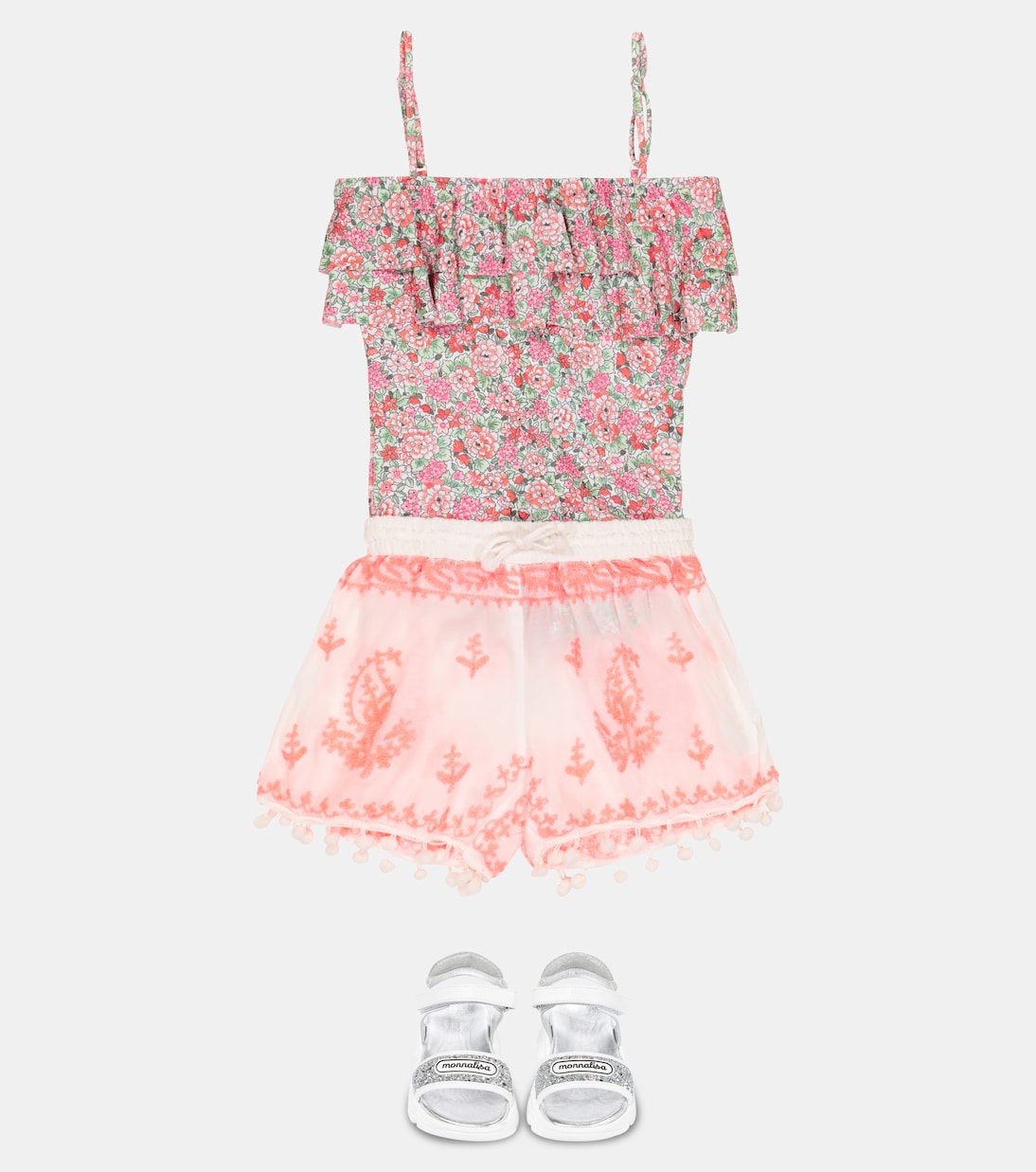 Baby Bestickte Shorts Sienna | Melissa Odabash Kids