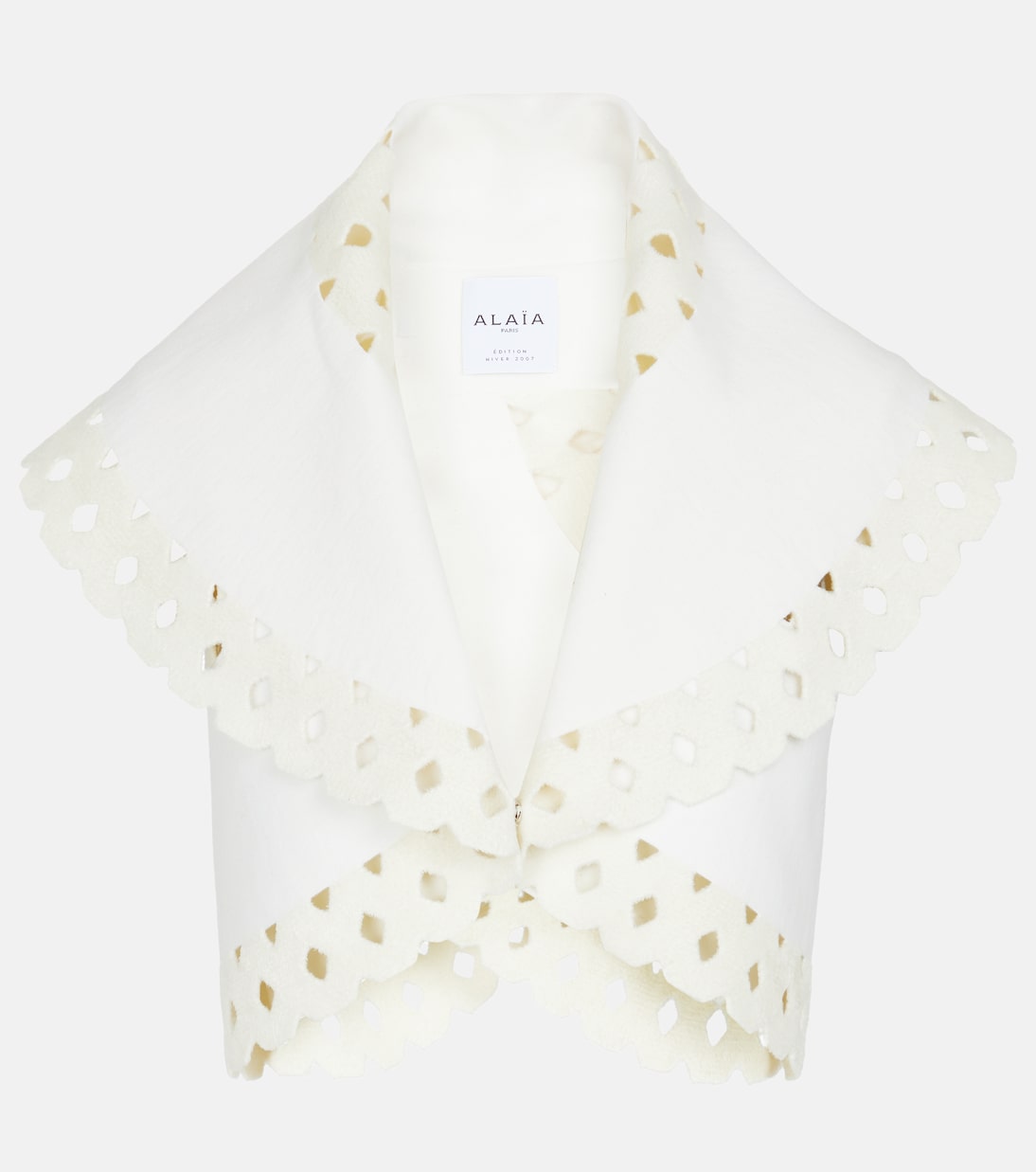 Cropped-Weste Vienne aus einem Wollgemisch | Alaïa