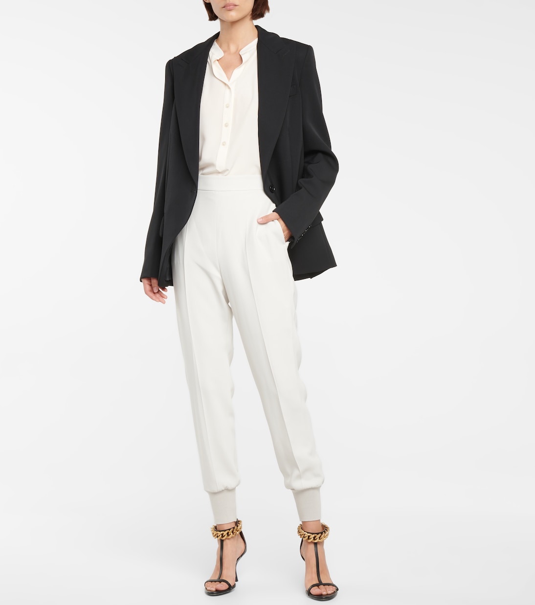Pantalones de chándal Julia de cady elástico | Stella McCartney