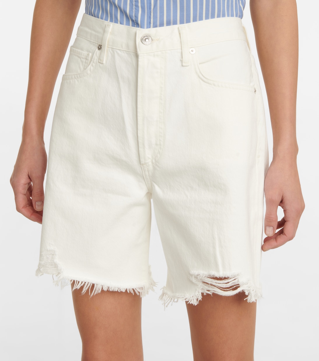 Camilla distressed denim shorts | Citizens of Humanity