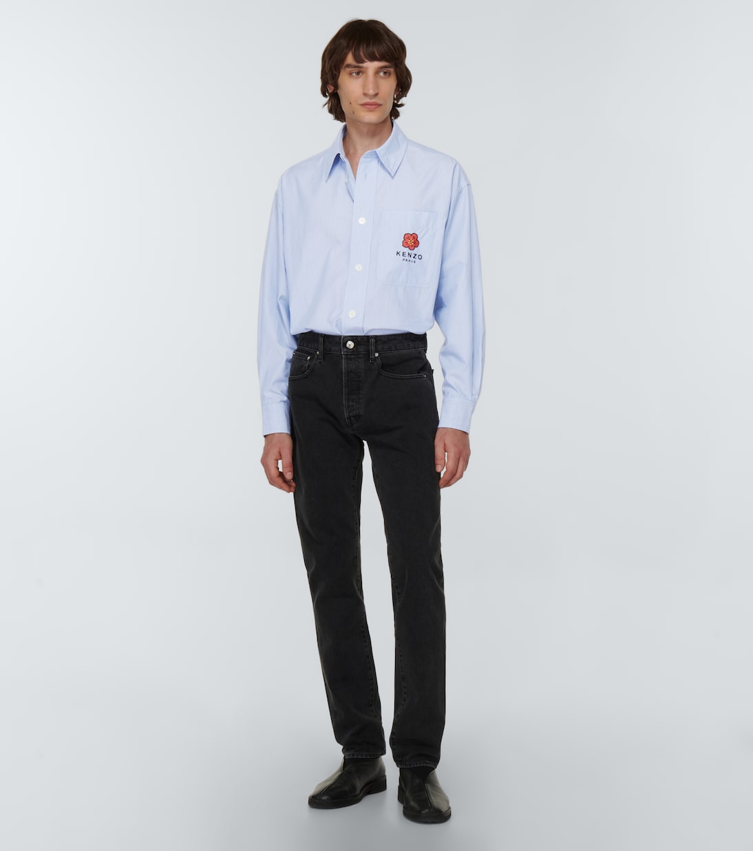 Camicia a righe in popeline di cotone | Kenzo