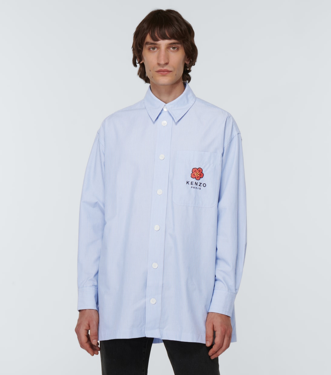 Camicia a righe in popeline di cotone | Kenzo