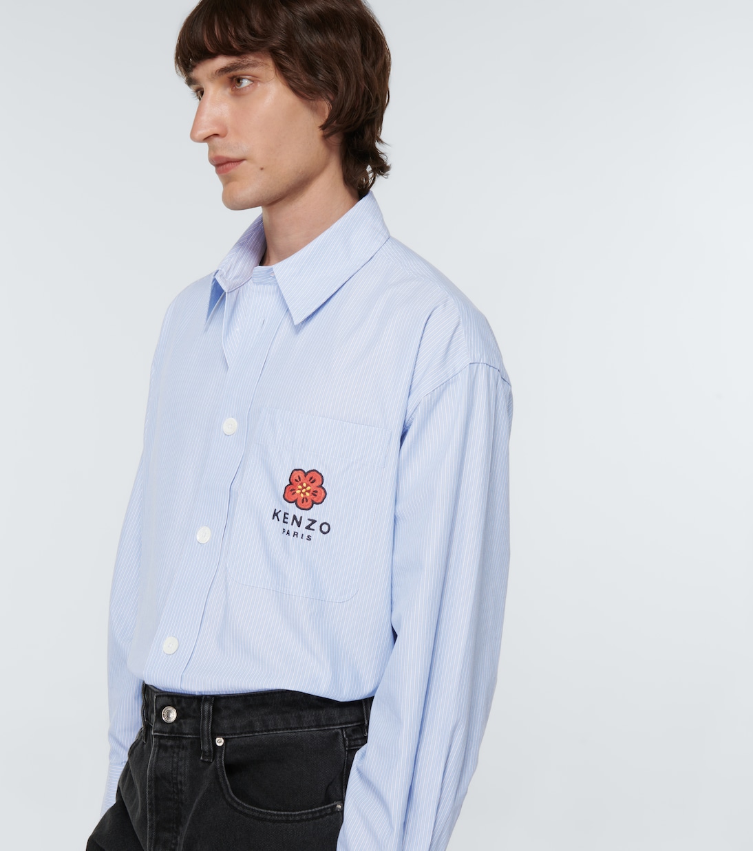 Camicia a righe in popeline di cotone | Kenzo