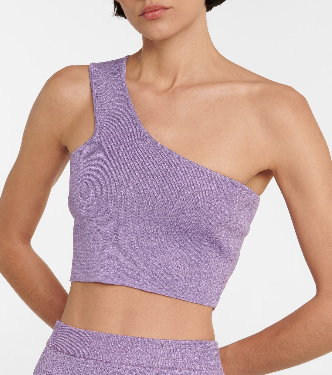 One-shoulder crop top | Dodo Bar Or