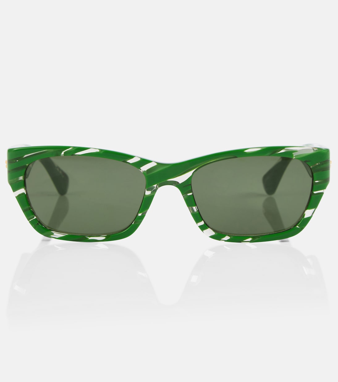 Gafas de sol de acetato rectangulares | Bottega Veneta