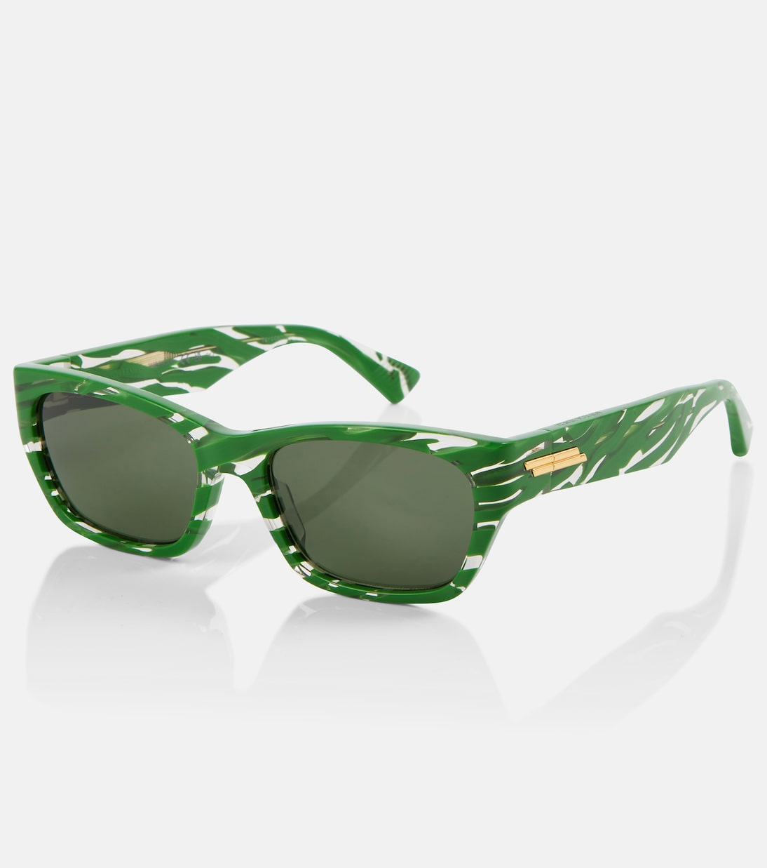 Gafas de sol de acetato rectangulares | Bottega Veneta
