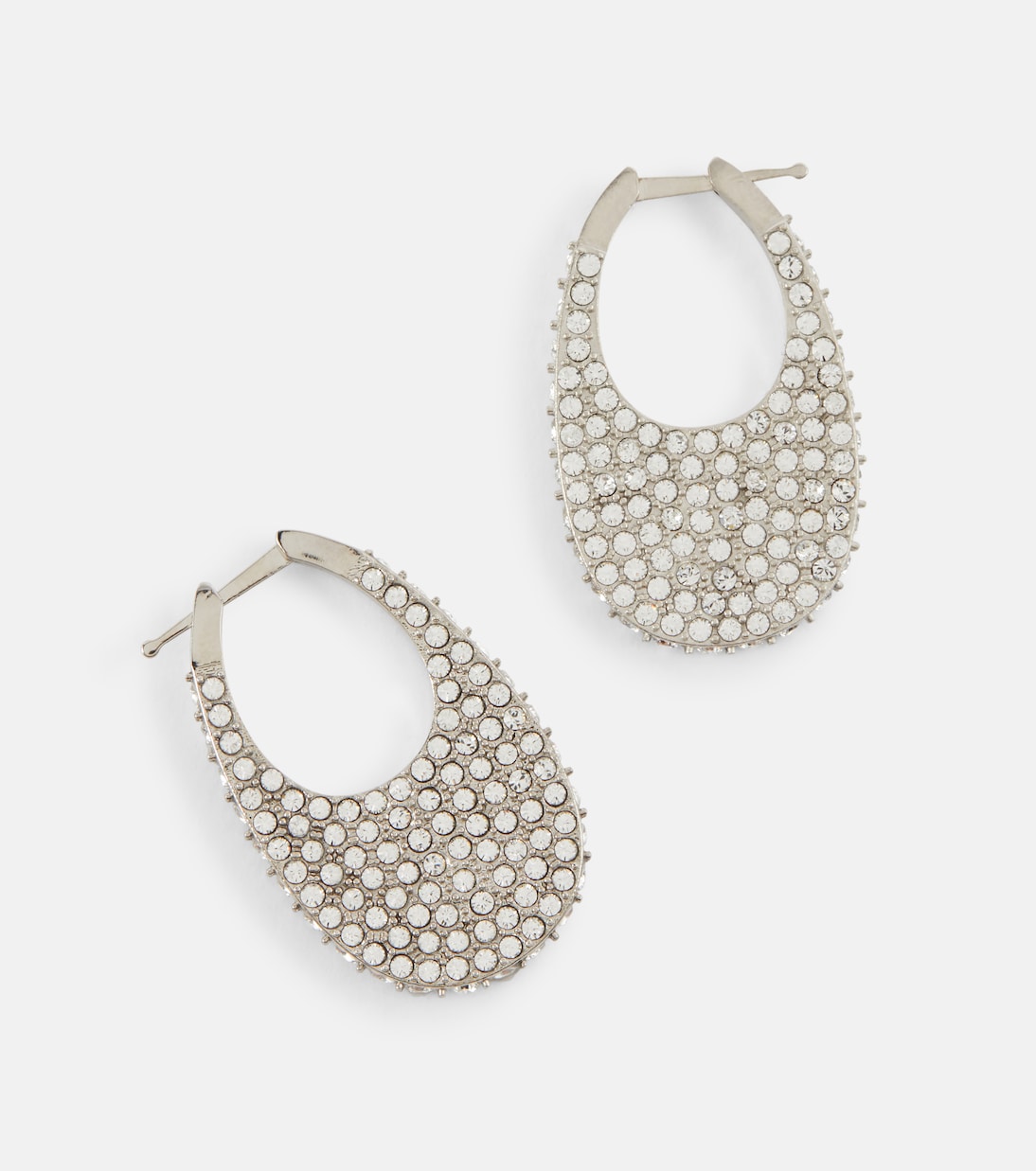 Orecchini Swipe Medium con cristalli | Coperni