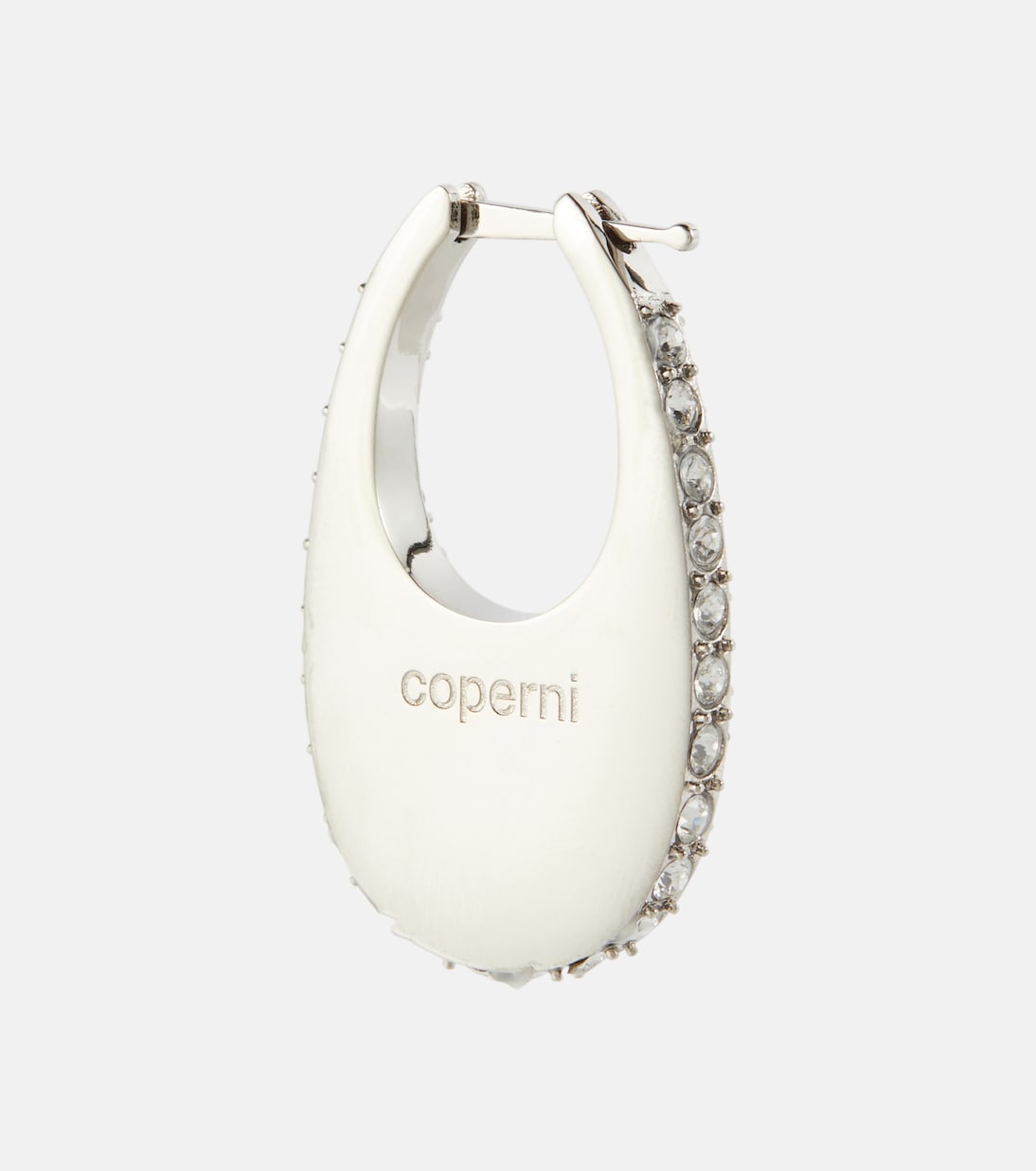 Orecchini Swipe Medium con cristalli | Coperni