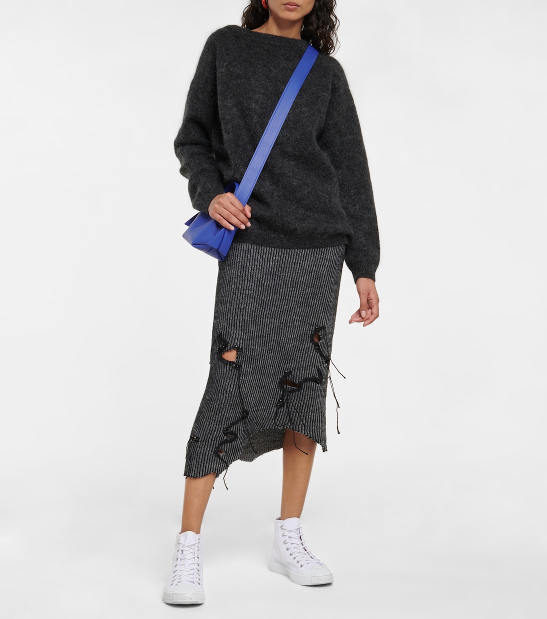 High-Top-Sneakers aus Canvas | Acne Studios