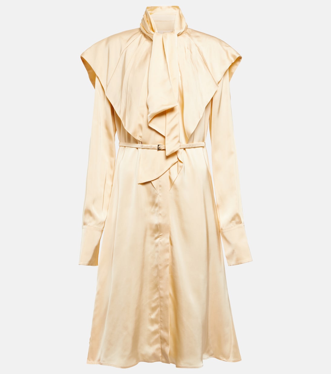 Hemdblusenkleid aus Satin | Jil Sander