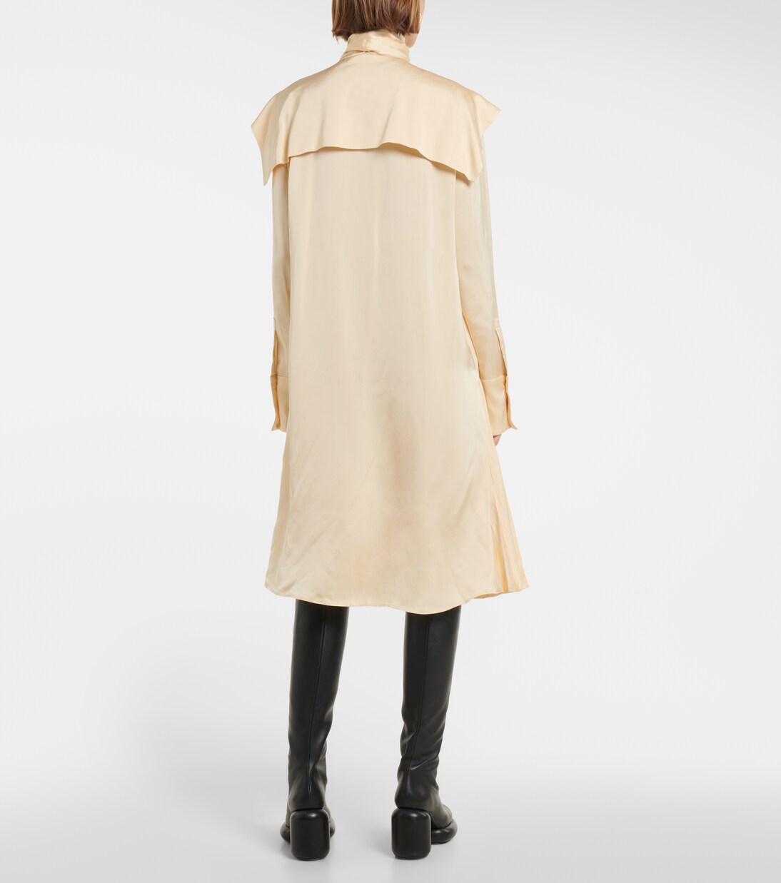 Hemdblusenkleid aus Satin | Jil Sander