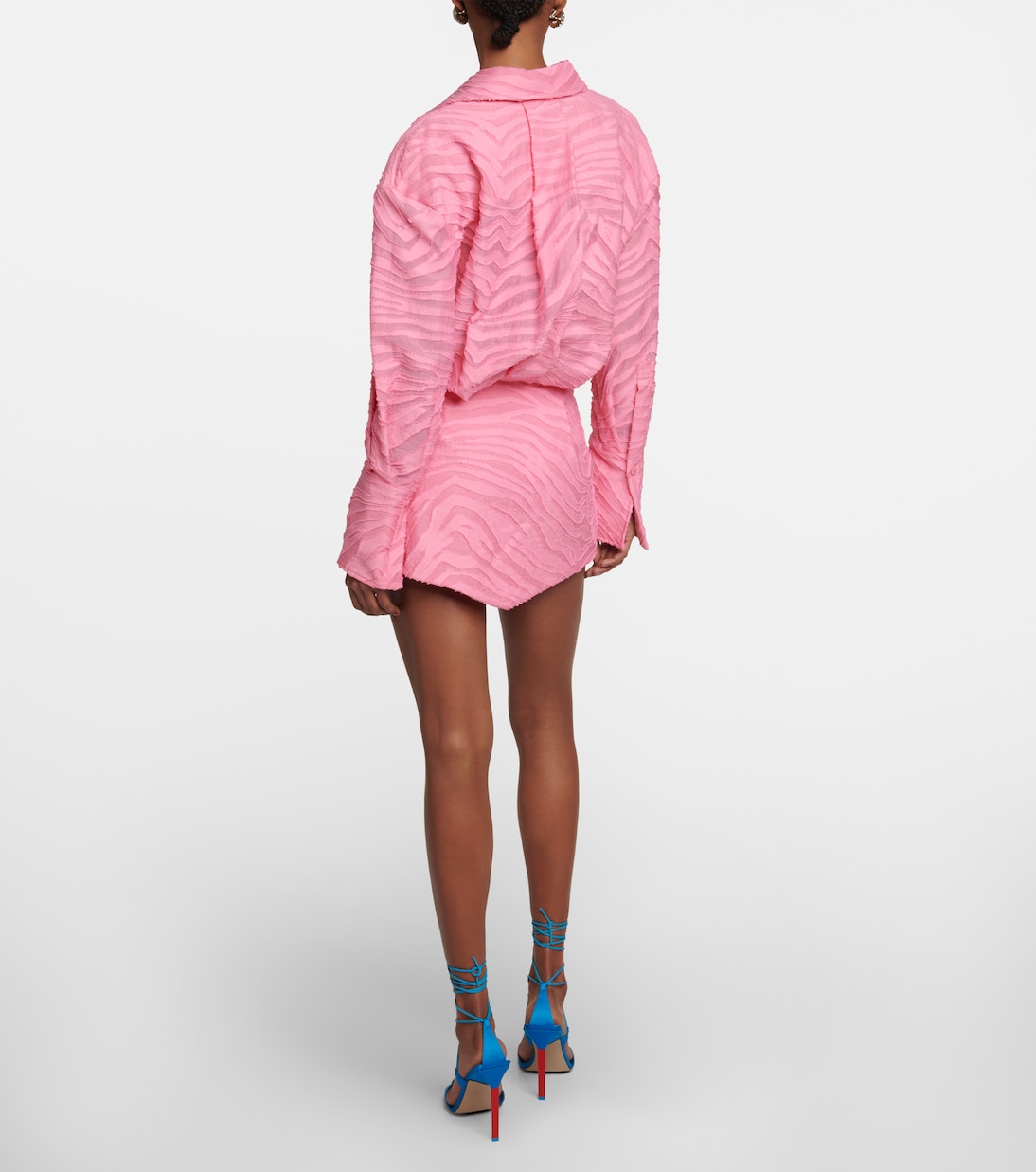 Silvye zebra-print fil coupé minidress | The Attico
