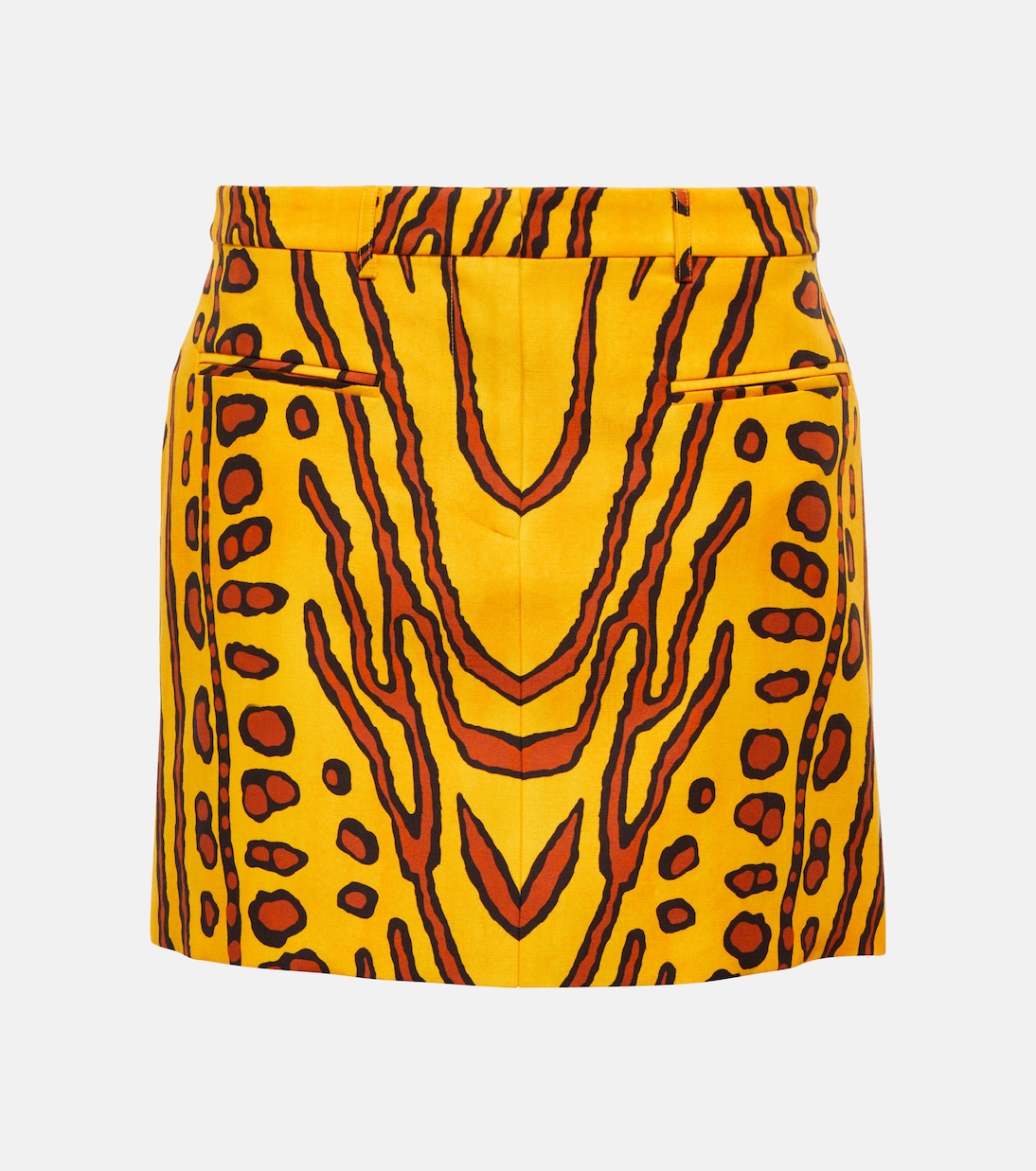 Zola printed linen-blend miniskirt | Altuzarra