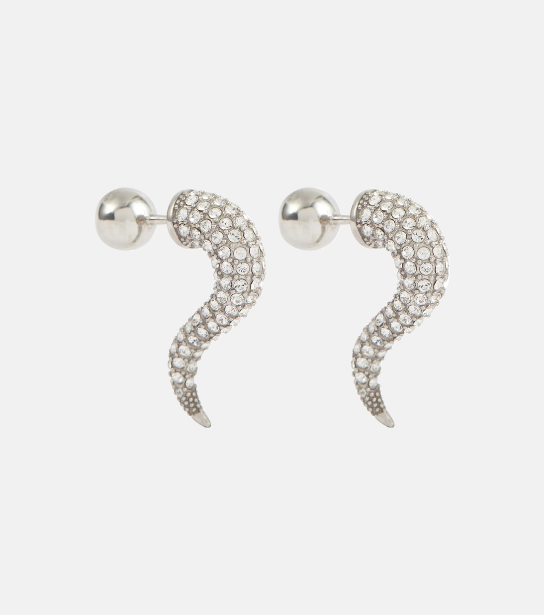 Orecchini Force Horn in argento | Balenciaga