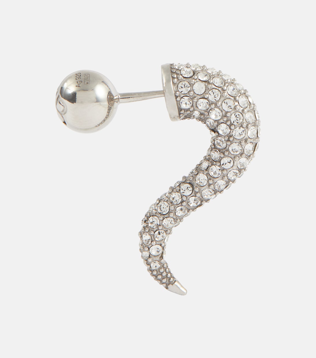 Orecchini Force Horn in argento | Balenciaga