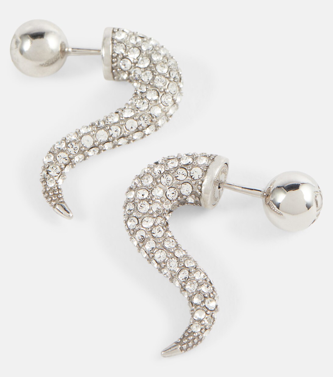 Orecchini Force Horn in argento | Balenciaga