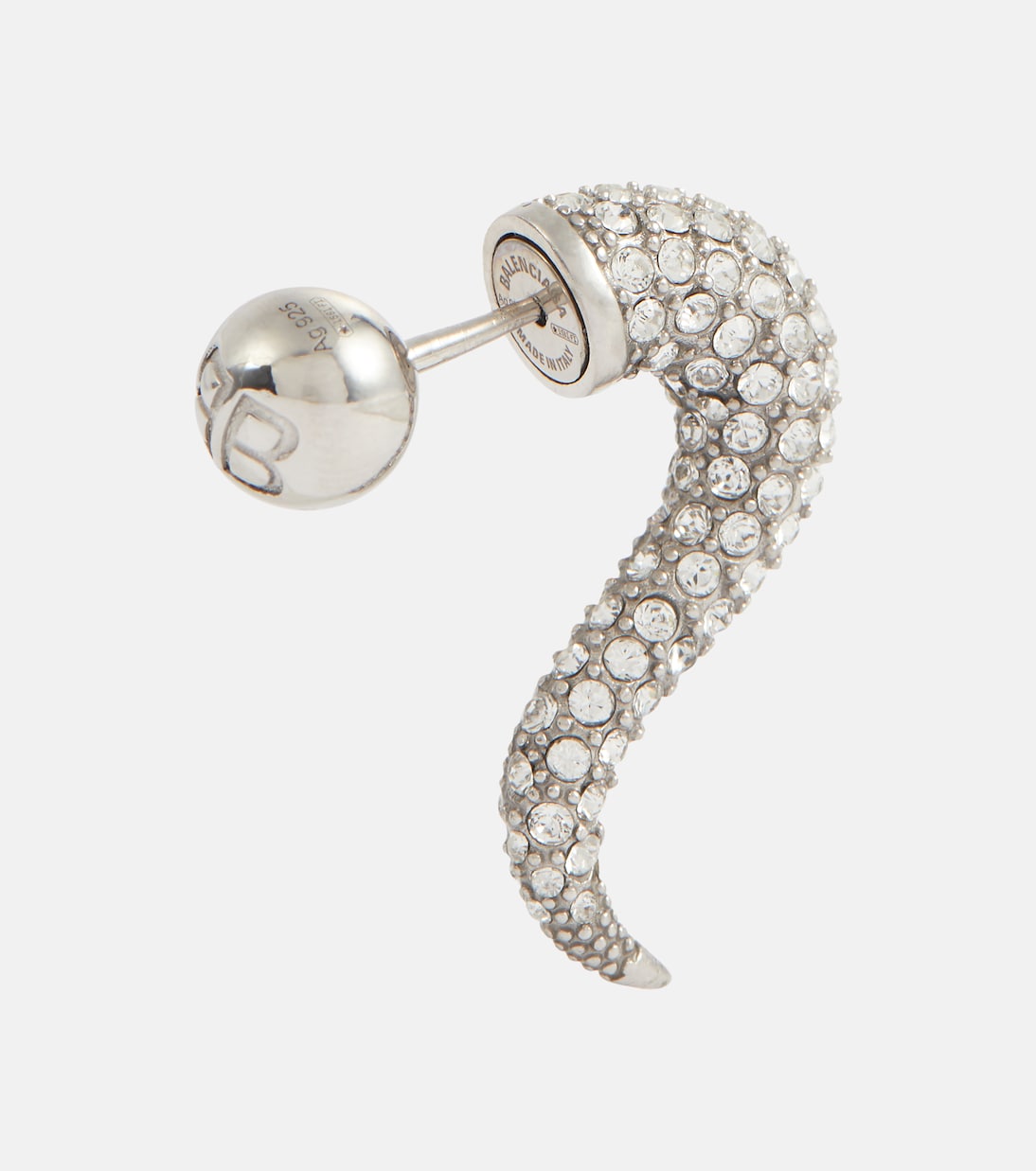 Orecchini Force Horn in argento | Balenciaga
