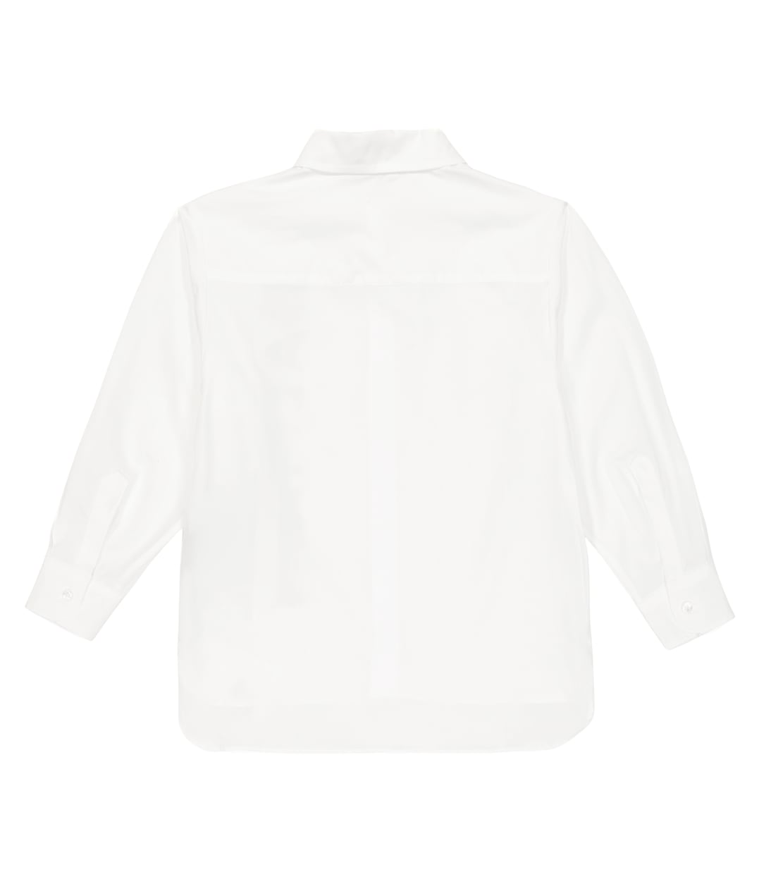 Camisa de algodón con logo | Balmain Kids