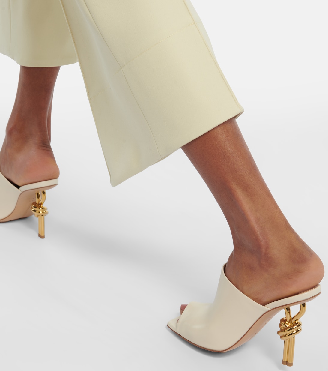 Mules Knot en cuir | Bottega Veneta