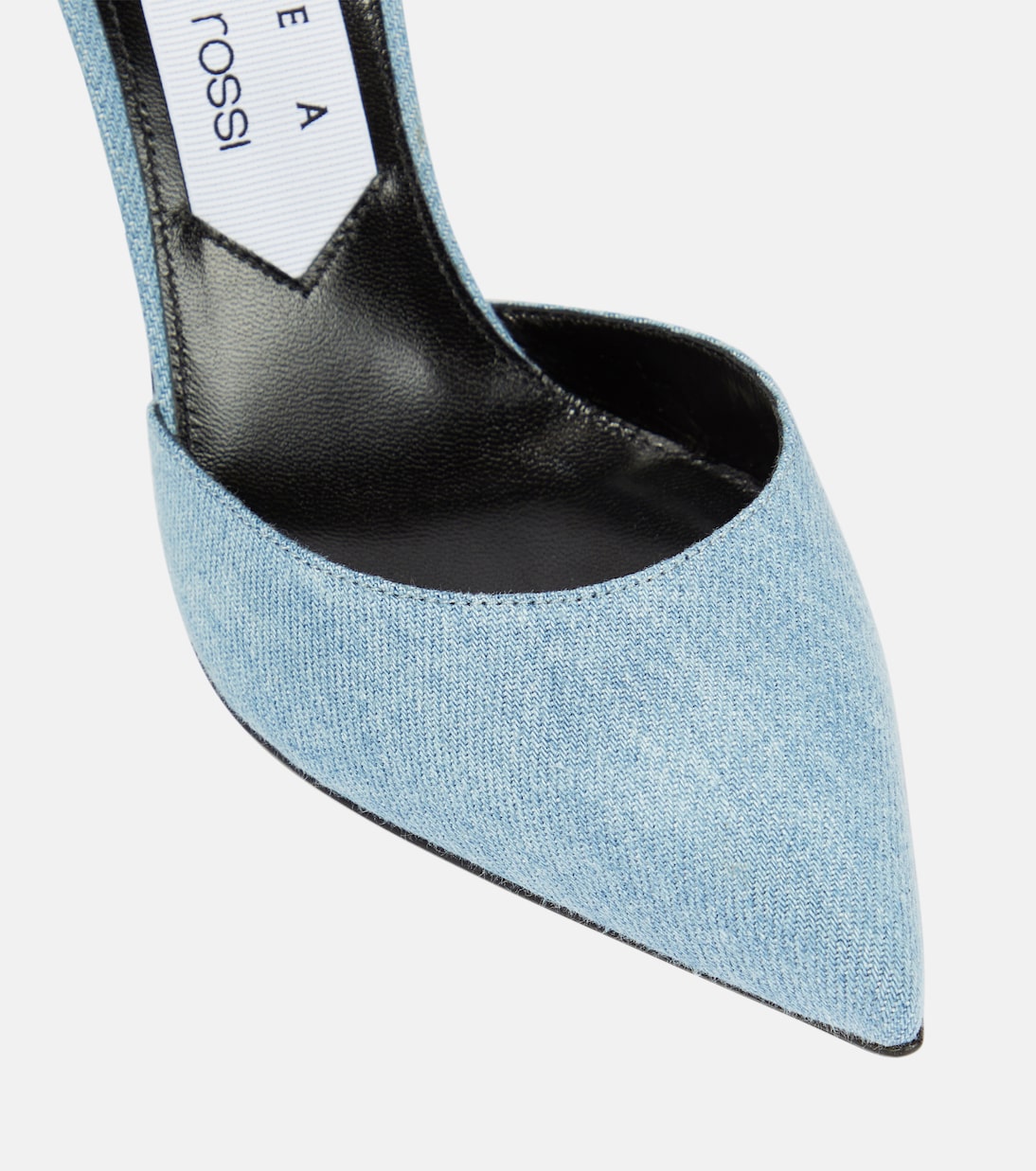 x Sergio Rossi salones Marquise en denim | Area