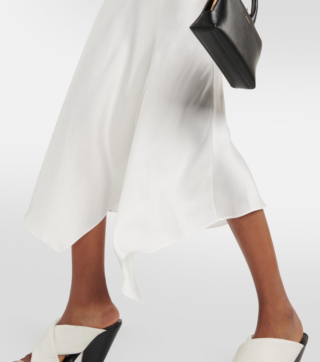 Asymmetrical midi slip dress | Simkhai