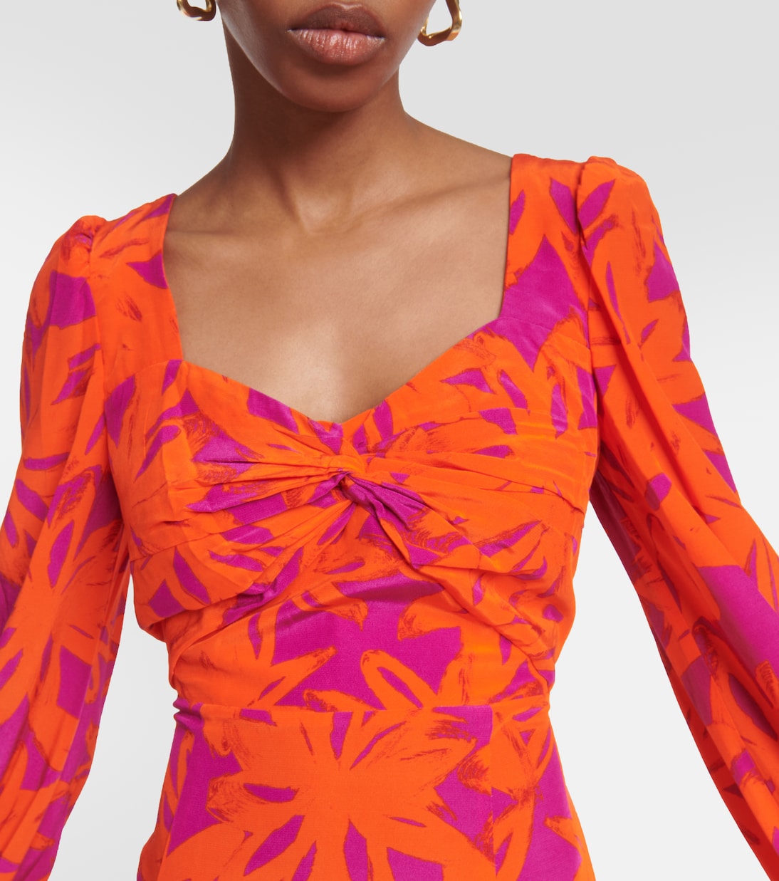 Evie floral midi dress | Diane von Furstenberg