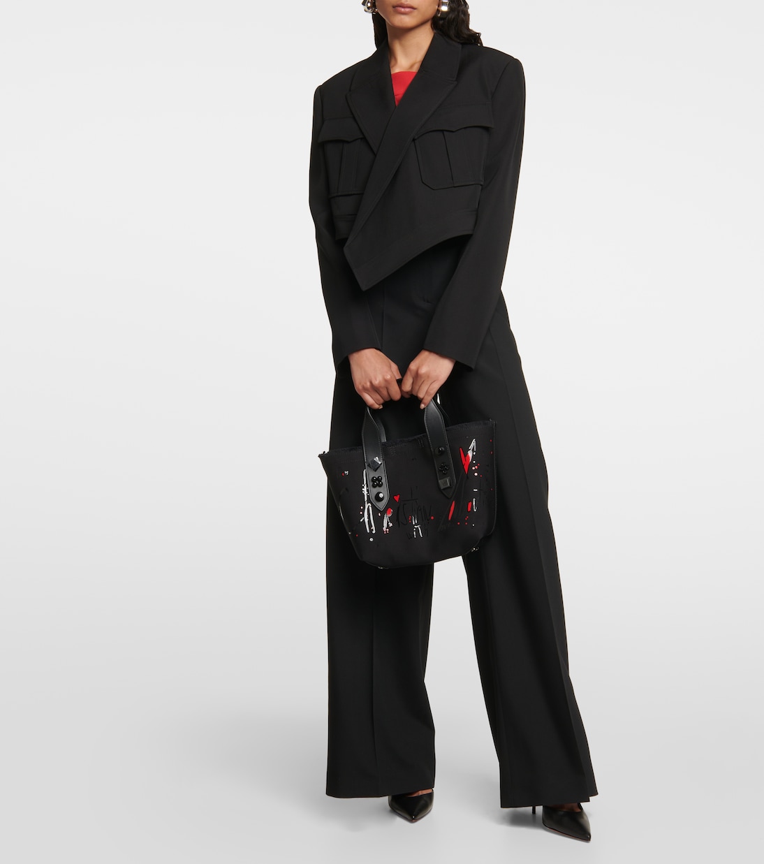 Borsa Frangibus Small in canvas | Christian Louboutin