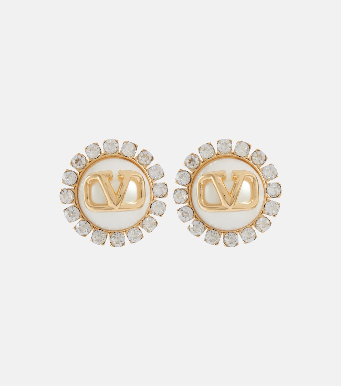Boucles d’oreilles VLogo à ornements | Valentino